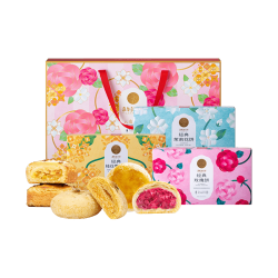 嘉华食品 鲜花饼 百花礼盒装 810g