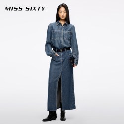 MISS SIXTY 【工装开衩】MISS SIXTY 牛仔连衣裙