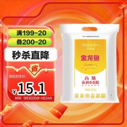 金龙鱼 高筋 麦芯小麦粉 5kg