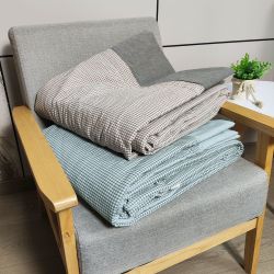 水洗棉色织单针春秋被 家用被 不跑棉 可机洗SJ-1243