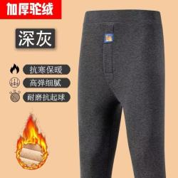 2025新款冬季绒裤抗寒保暖裤加绒加厚大码秋裤高腰弹力裤男款