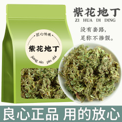 怀敬堂 500g紫花地丁干药材正品草药地丁草天然地丁子和蒲公英泡茶泡水喝
