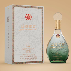 五粮液 丝路花雨 52度浓香型白酒 500mL 2瓶