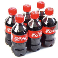 可口可乐 碳酸饮料迷你mini整箱装汽水解渴瓶装300ml*6瓶