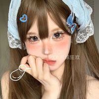 简约百搭小红书网红同款法式蕾丝边少女感超轻薄透气蕾丝头巾