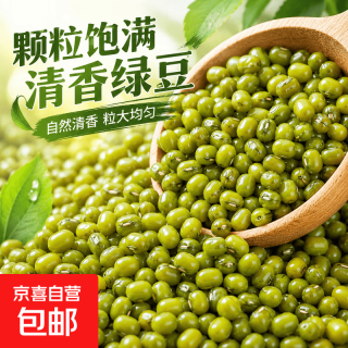五谷粮食组合 红小豆赤小豆绿豆绿芯黑豆黄豆薏米仁黑米红米糙米 绿豆100g