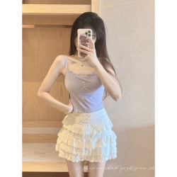 热销 2022夏季爆款带胸垫吊带莫代尔美背背心内搭女甜美纯欲风
