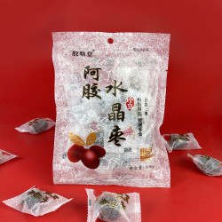  胶晗堂阿胶水晶枣100g*10