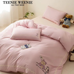 TEENIE WEENIE TeenieWeenie全棉印花套件亲肤全棉四件套床单单人学生宿舍三件套