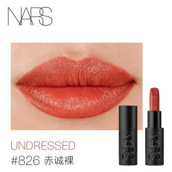 NARS 娜斯敢欲黑管口红哑光丝滑唇膏 #826赤诚裸1.2g小样