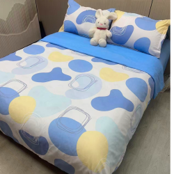 清仓简约四件套枕套床上用品磨毛床单被套四季通用学生宿舍亲肤棉