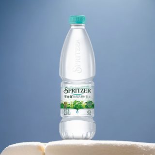 SPRITZER 马来西亚进口高端天然碱性矿泉水550ml*24大瓶装饮用矿泉水