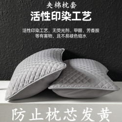 凡星 水洗加厚磨毛枕芯内胆套透气夹棉4874cm防止枕芯发黄隔头油保护套