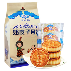 额吉伊德根 内蒙古 奶渣子月饼 450g /袋/5个