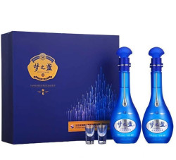 洋河 梦6礼盒52度500ml*2瓶礼盒装高度高档送礼白酒