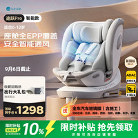 路途乐 儿童安全座椅0–12岁i-Size认证坐躺式新国标 途跃pro月岩灰-智能