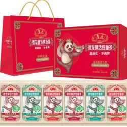 鲁花 微发酵活性面条礼盒600g*6