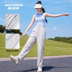 斯凯奇裤子女夏薄款2026新款运动裤跑步专用冰丝速干高腰轻透女裤