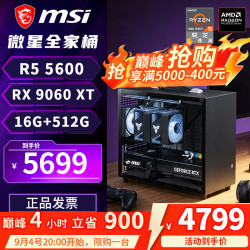 微星 配置五丨5600丨RX9060XT 直播活动，立减400！