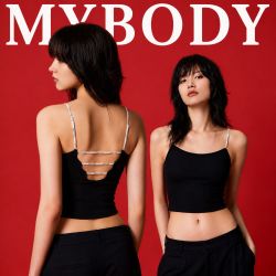 MY BODY 【商场同款】MYBODY美背露背吊带背心 修身纤腰 2件装