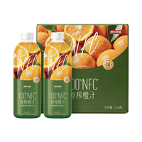 京东京造 100%NFC橙汁 冷榨非浓缩 1L 果汁饮料