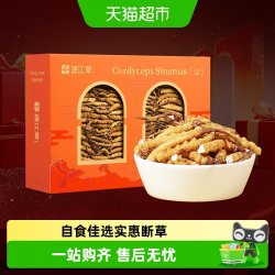 源江草 冬虫夏草大号断草100克实惠装断虫草自食佳选 送礼营养品