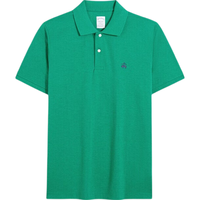 Brooks Brothers Supima棉Logo纯色Polo衫 绿色 M