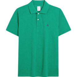 Brooks Brothers Supima棉Logo纯色Polo衫 绿色 M