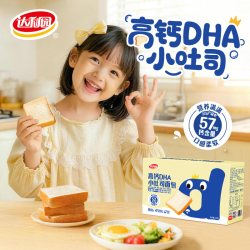 达利园 高钙dha小吐司面包330g儿童学生早餐办公室下午茶零食代餐