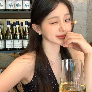 半日逅屿 法式小香风缠绕珍珠耳钉女轻奢高级感气质大气耳环独特漂亮耳饰 缠绕蕾丝珍珠一对