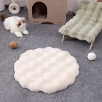 裘姬 猫窝踩奶垫子猫笼垫保暖猫垫睡觉毯子猫垫子狗狗宠物猫咪睡垫毛毯