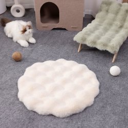 裘姬 猫窝踩奶垫子猫笼垫保暖猫垫睡觉毯子猫垫子狗狗宠物猫咪睡垫毛毯