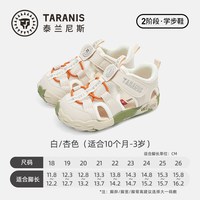 泰兰尼斯 学步凉鞋男宝宝防踢机能鞋透气女童鞋子