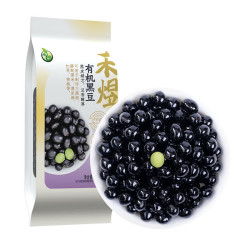 禾煜 有机黑豆1.25kg（无染色 可打豆浆 东北大豆 有机五谷杂粮）
