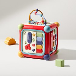 babycare 六面体盒多功能1岁2岁宝宝益智因果关系玩具婴儿形状配对