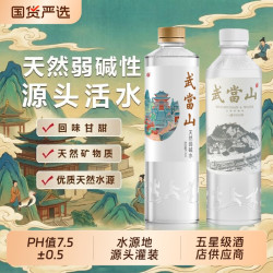 武当山 天然弱碱水513*24瓶整/政府采购/便携量贩/家庭/学习/办公