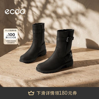 ecco 女靴 26年新款中筒靴 都市维也纳231383
