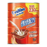 阿华田 巧克力粉冲泡饮品 麦芽可可味 1430克 整罐装