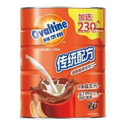 阿华田 巧克力粉冲泡饮品 麦芽可可味 1430克 整罐装