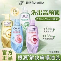 清扬 头皮专研洗发水蓬松控油去屑头皮清洁男女