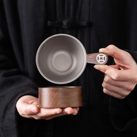 友爱 纯钛茶漏茶滤器茶滤滤茶器茶漏超细茶叶滤网茶隔公道杯高档过滤网
