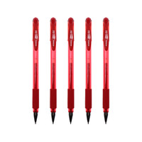 斑马牌 C-JJ100 拔帽中性笔 红色 0.5mm 5支装