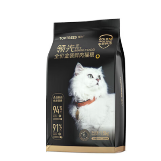领先 金装鲜肉系列 鸡肉三文鱼全阶段猫咪干粮 1.5kg