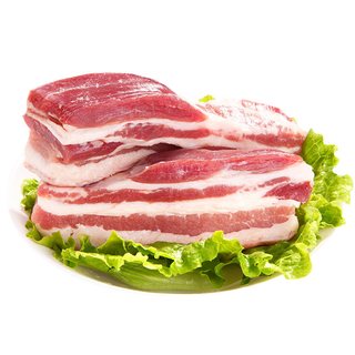 缘琳山 散养土猪五花肉 500g*2 冷冻猪肉