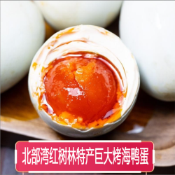 凌阿姨 烤海鸭蛋精选广西北部湾红树林特产流油烤海鸭蛋咸鸭蛋开袋即食