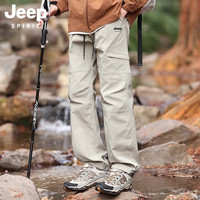 JEEP SPIRIT JEEP工装裤男款直筒户外速干防风防水运动薄款徒步登山冲锋裤子