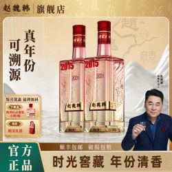 赵魏韩 酒42度600ml山西杏花村纯粮食酿酒清香型白酒真年份口粮酒