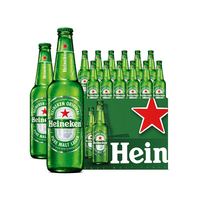 喜力 经典拉格啤酒 500mL*12瓶 赠星银500ml*3罐