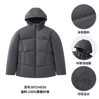 匹克 抗静电短款羽绒服 磁石灰 L