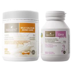 佰澳朗德 海藻油DHA 60粒+成人乳钙150粒